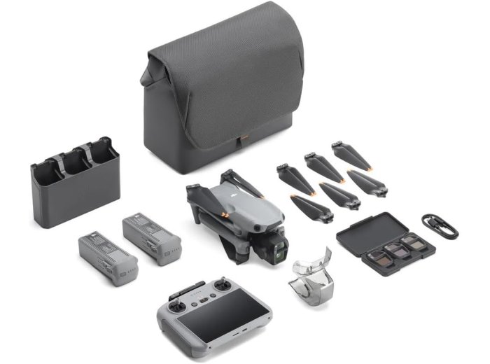DJI Air 3S Fly More Combo (RC 2 Screen Remote Controller), 4K Drone