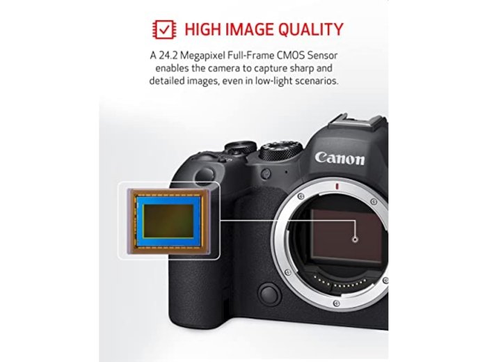 Canon EOS R6 Mark II Mirrorless Camera RF24-105mm F4-7.1 is STM Lens Kit