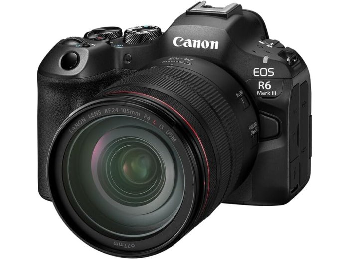 Canon EOS R6 Mark III Mirrorless Camera with 24-105mm f4L Lens Bundle