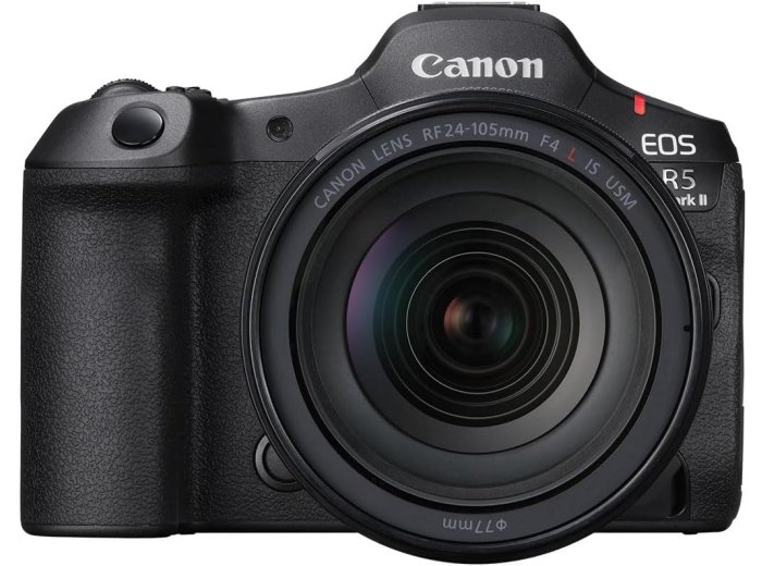 Canon EOS R5 Mark II Mirrorless Camera RF24-105mm F4 L is USM Lens Kit