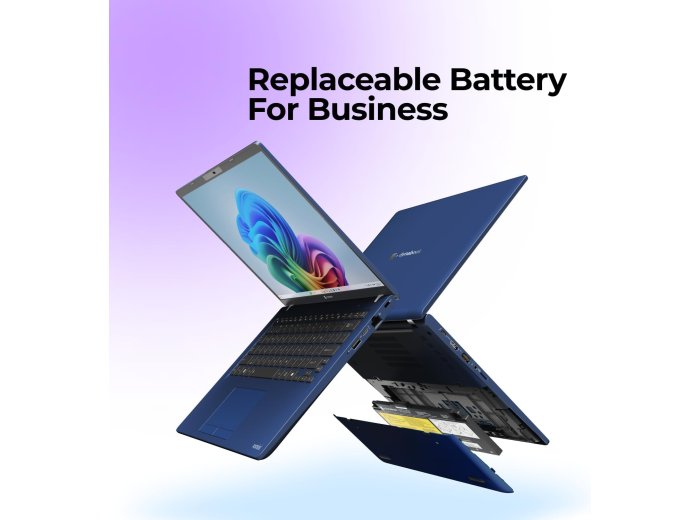 dynabook Tecra A45-M 14” Business Laptop, AMD Ryzen 5 220 (Up to 4.9GHz), 16GB DDR5 RAM, 512GB SSD, WUXGA 1920x1200, Wi-Fi 7, Windows 11 Pro, AI Copilot, Thunderbolt 4, Lightweight