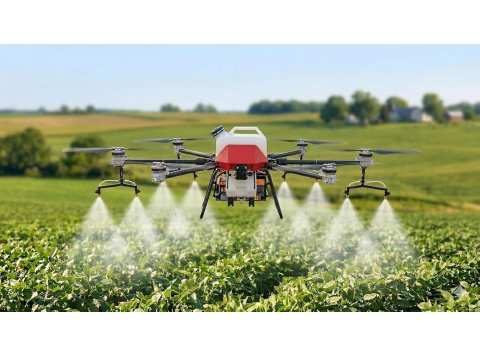 Agricultural Crop Sprayer Drone 8 Gallon 37 Acres/Hr 150 Lbs Lift Daily Output 296 Acres 27 MPH speed Plant Protection UAV Heavy Duty Scale Crop Spraying Granule Spreading Seed Sowing Fertilizing