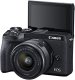 Canon EOS M6 Mark II Mirrorless Camera with 15-45mm Lens (Black) Bundle